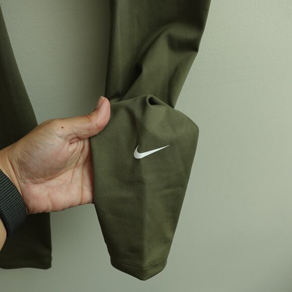 NWT Nike One Womens Dri-FIT High-Rise Leggings Tight Fit Full Length Olive Sz XS - Picture 6 of 6